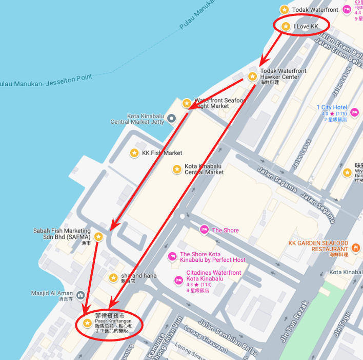 I Love KK 打卡點附近的市集