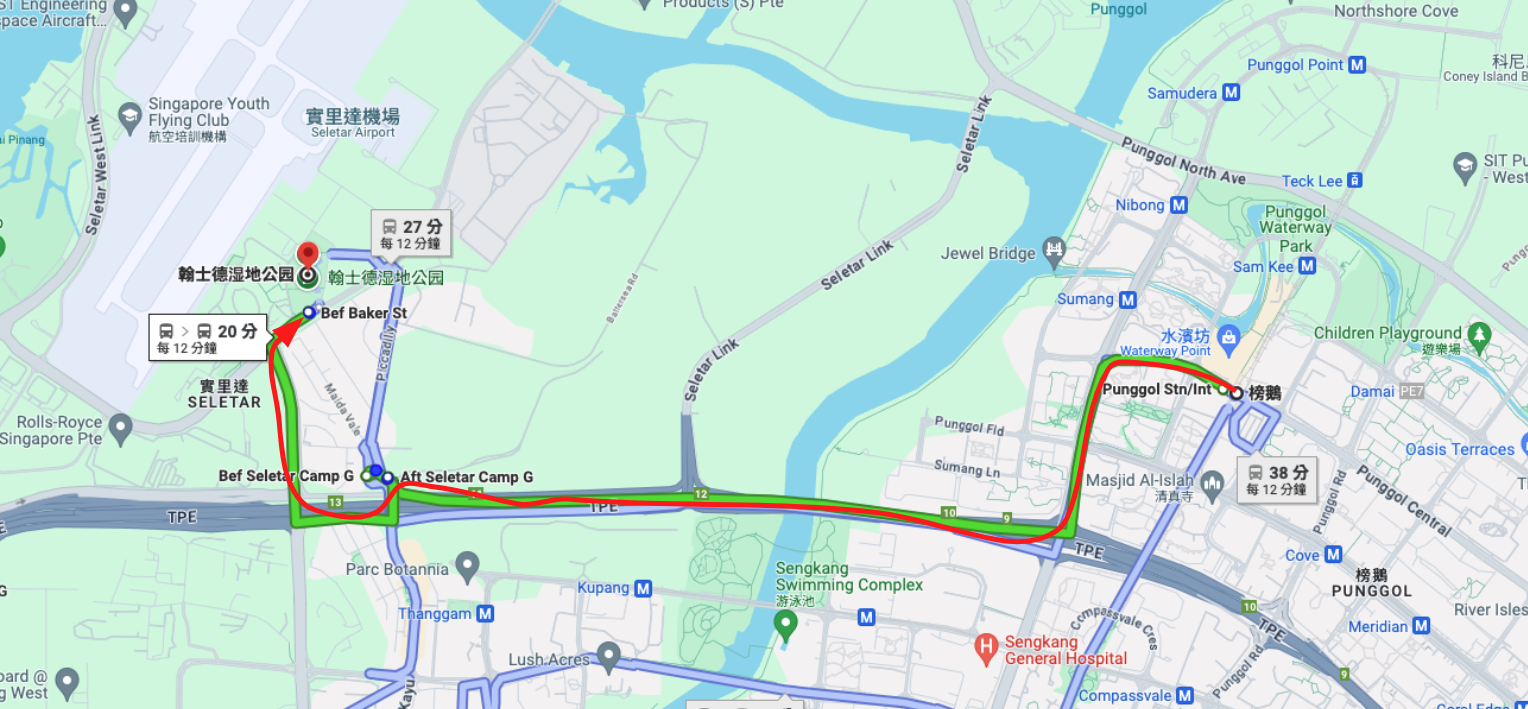 翰仕德濕地公園地圖