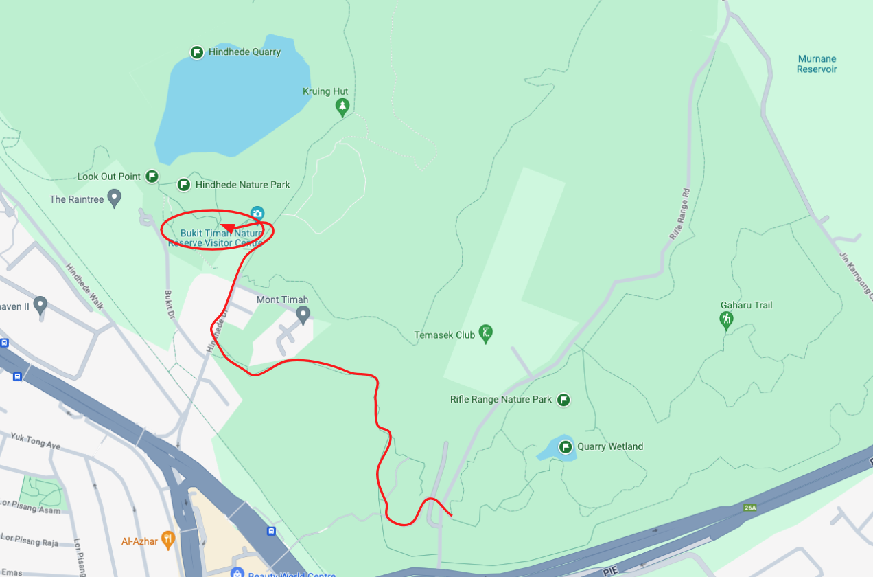 海希德自然公園地圖與休息廁所位置