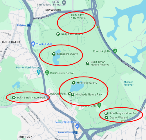 射靶場自然公園周邊可一起安排的景點地圖